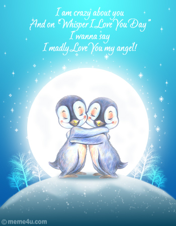 crazy about you ecard,&nbsp;whisper i love you day card,&nbsp;whisper i love you day ecard