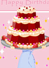 printable birthday cake card, free printable birthday cake greetings, birthday cake printable