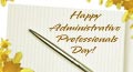 administrative professionals day postcard,&nbsp;a card to say thank you,&nbsp;admin pro day ecard