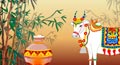 thai pongal wish, thai pongal card, thai pongal ecard, thai pongal greeting card, thai pongal messages, animated pongal card