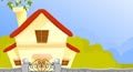 animated ecard for new home, animated cards for new home,  animated congratulations ecard for new home, animated congratulation greeting for new home