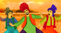 bangra dance,&nbsp;bangra cards,&nbsp;baisakhi card