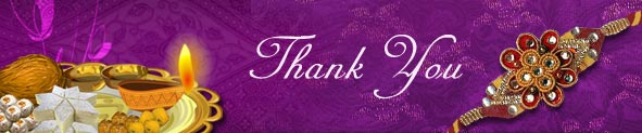 Raksha Bandhan Thank You Cards | Raksha Bandhan Thank You Ecards | Raksha Bandhan Thank You Greeting Cards